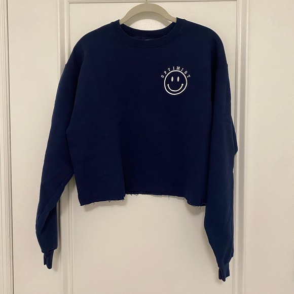 BFFs and Babes | Optimist Sweater in Navy Blue - Picture 1 of 2